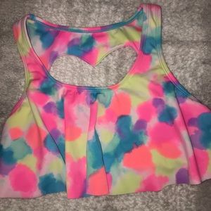 Tie Dye Swim Top